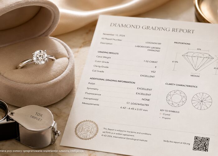 Dlaczego niezależny raport gradingowy diamentu ma znaczenie?